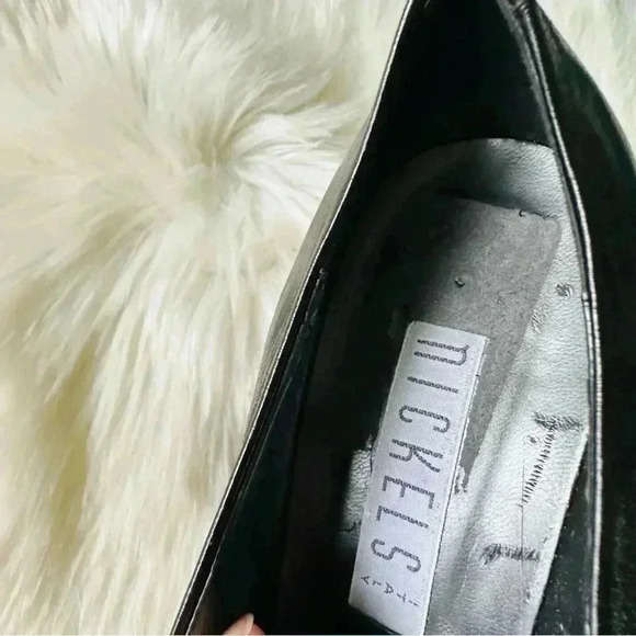 Nickles Leather Heels Italy Shoes 7.5 - Picture 9 of 9